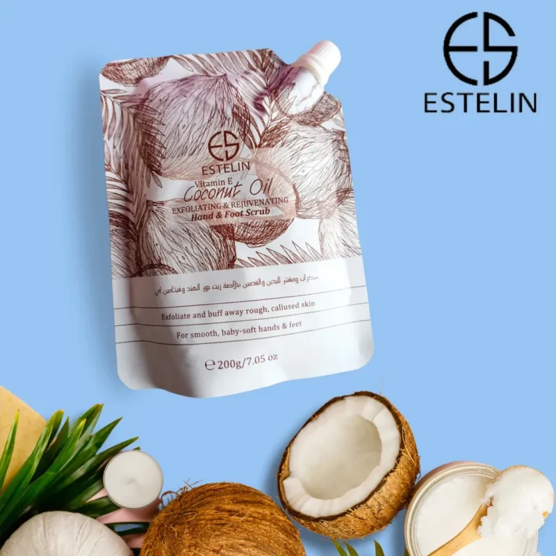 Estelin Vitamin E coconut Oil Hand & Foot Scrub-200g